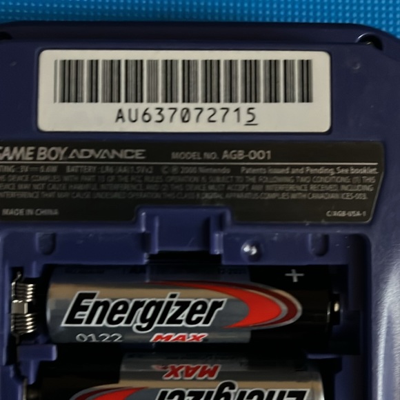 GAME BOY ADVANCE. PURPLE. BATTERY COVER MISSING. POOH GAME included - Picture 6 of 9